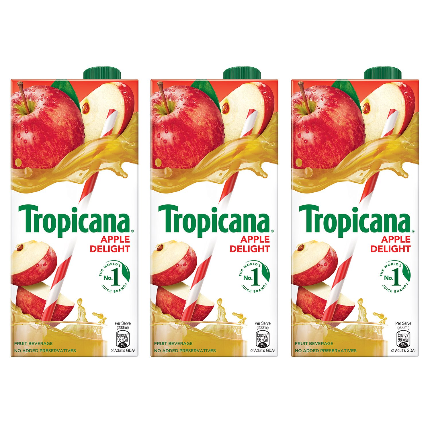 Tropicana Apple Delight Fruit Juice, 1L (Pack of 3) Amazon.in