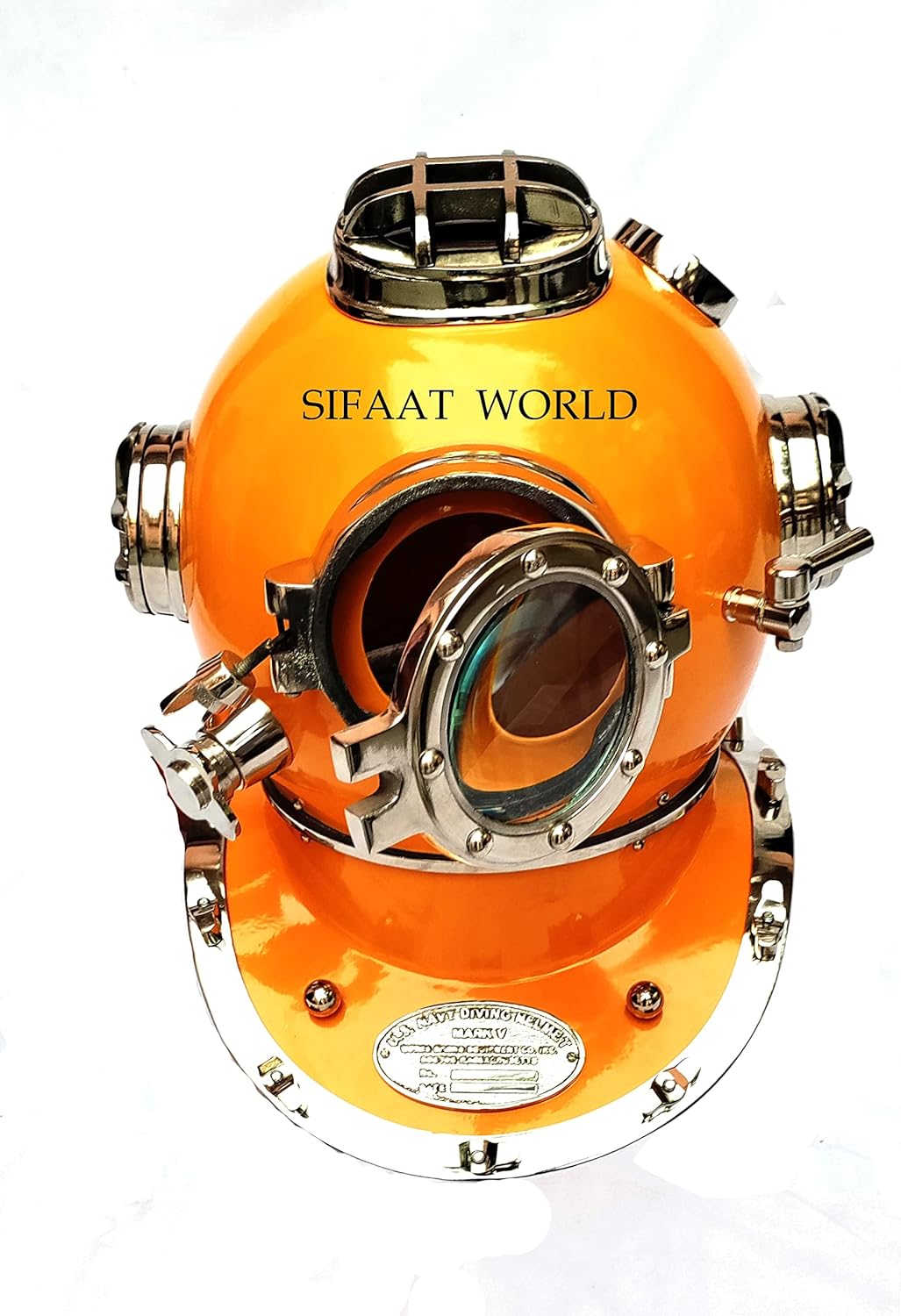 Diving Helmet US Navy Mark V, Deep Sea Divers Helmets, Full Size Diving Helmets Replica Perfect Nautical Gift for Divers