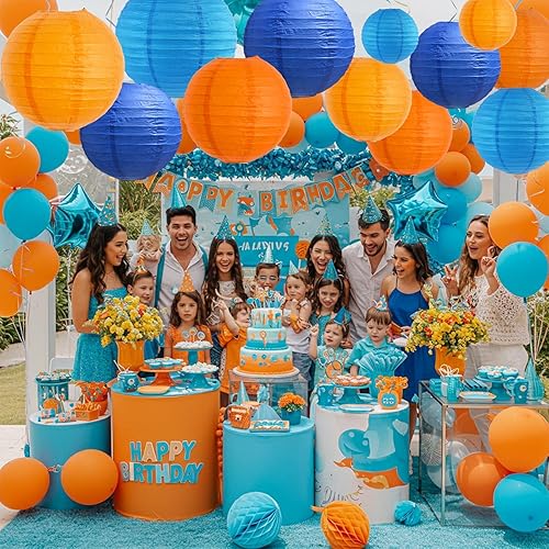 Miniatura 223 de BEISHIDA Faroles de papel redondos amarillos de 12 pulgadas, decorativos, colgantes, asiáticos, chinos, japoneses, lámpara para cumpleaños