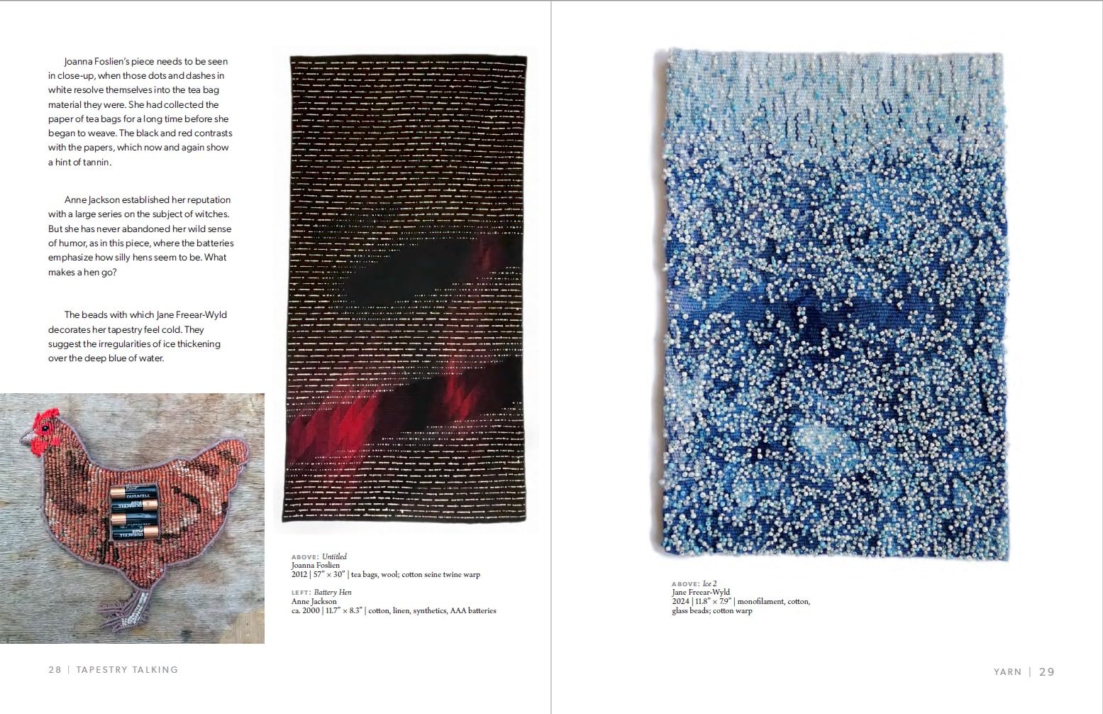 Tapestry Talking: Understanding Handwoven Art with 326 Works