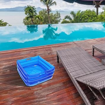 Foot Soak Basin with Pump Foldable Portable