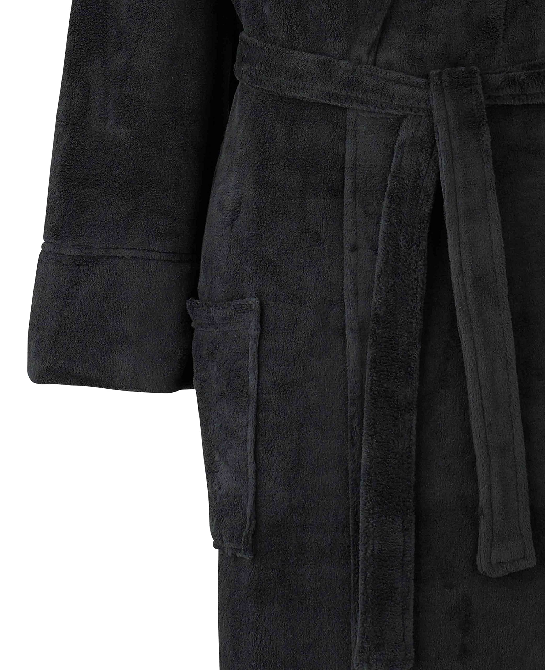 THE SAVILE ROW COMPANY LONDON Men's Lightweight Super Soft Warm Fleece Dressing Gown — view 3
