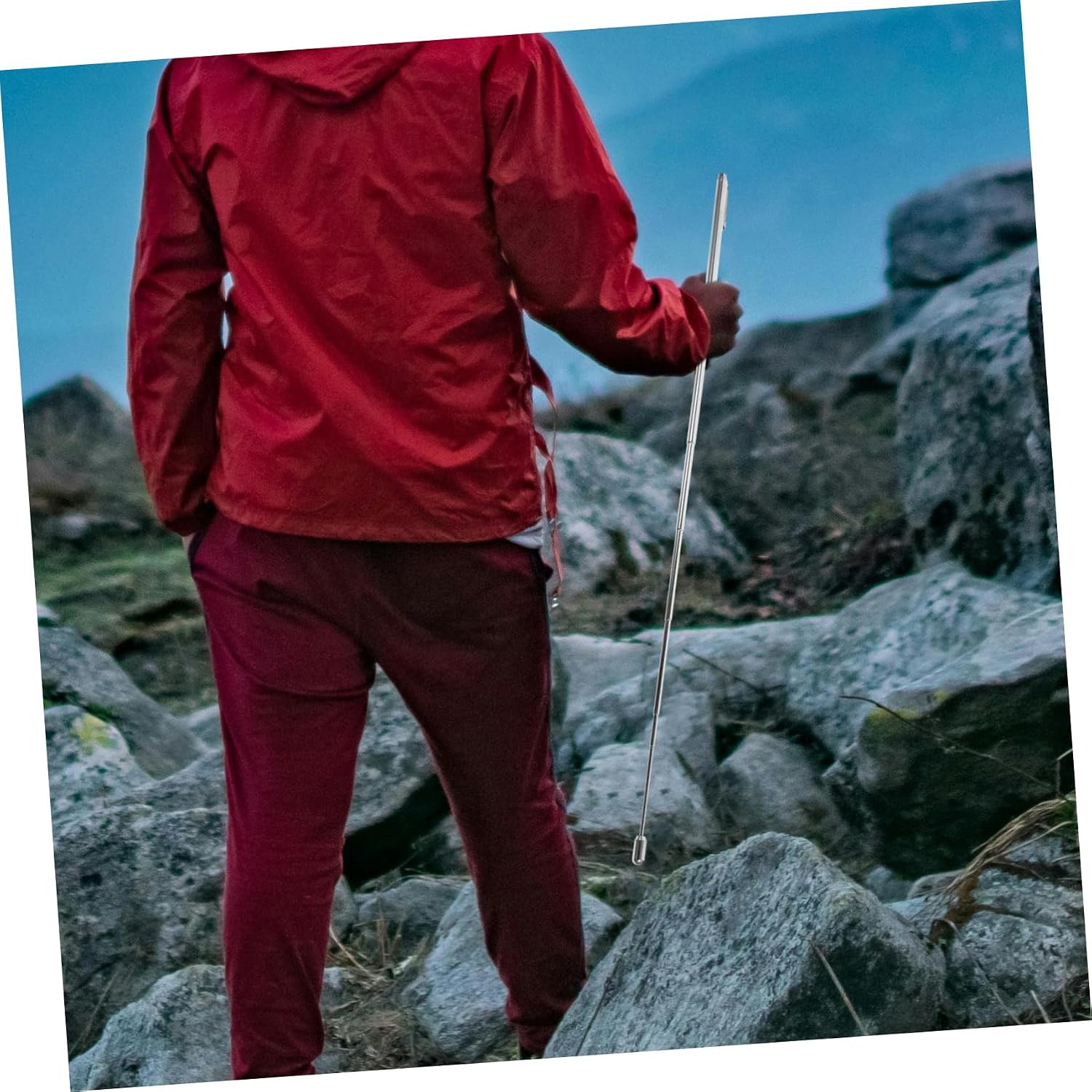 2pcs Stainless Steel Dowsing Rods for Camping Gear Water Detection Divining Rods Kit