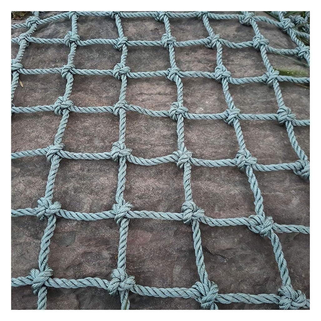 Outdoor Climbing Net for Kids and Adult,Climbing Net for Swing Set, Heavy Duty Rope Outdoor Cargo Webbing Net,Military Climbing Cargo Net(10mm-12cm,2X2m/6.6X6.6ft)