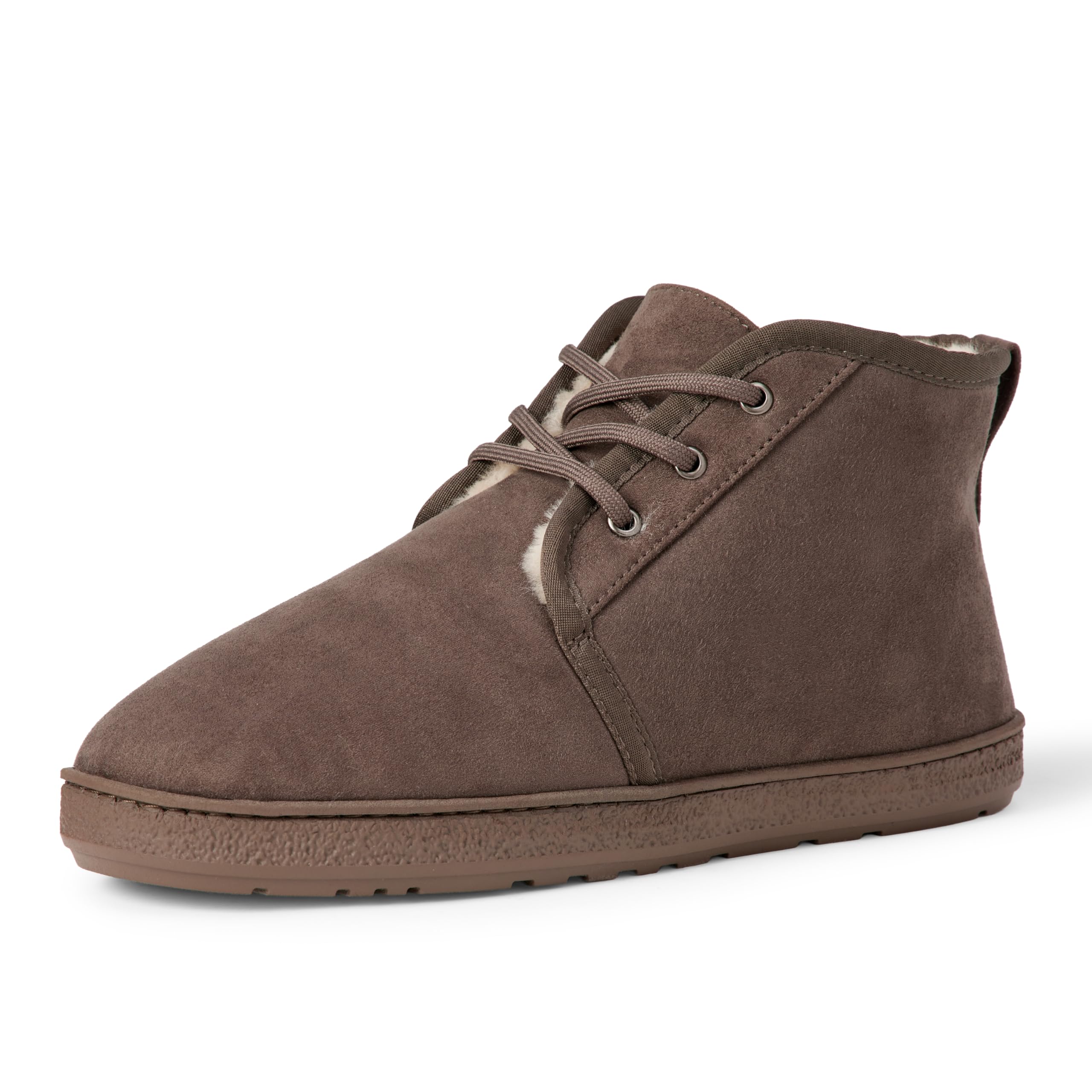 Amazon Essentials Men's Sherpa Lined Chukka Boot, Grey, 9