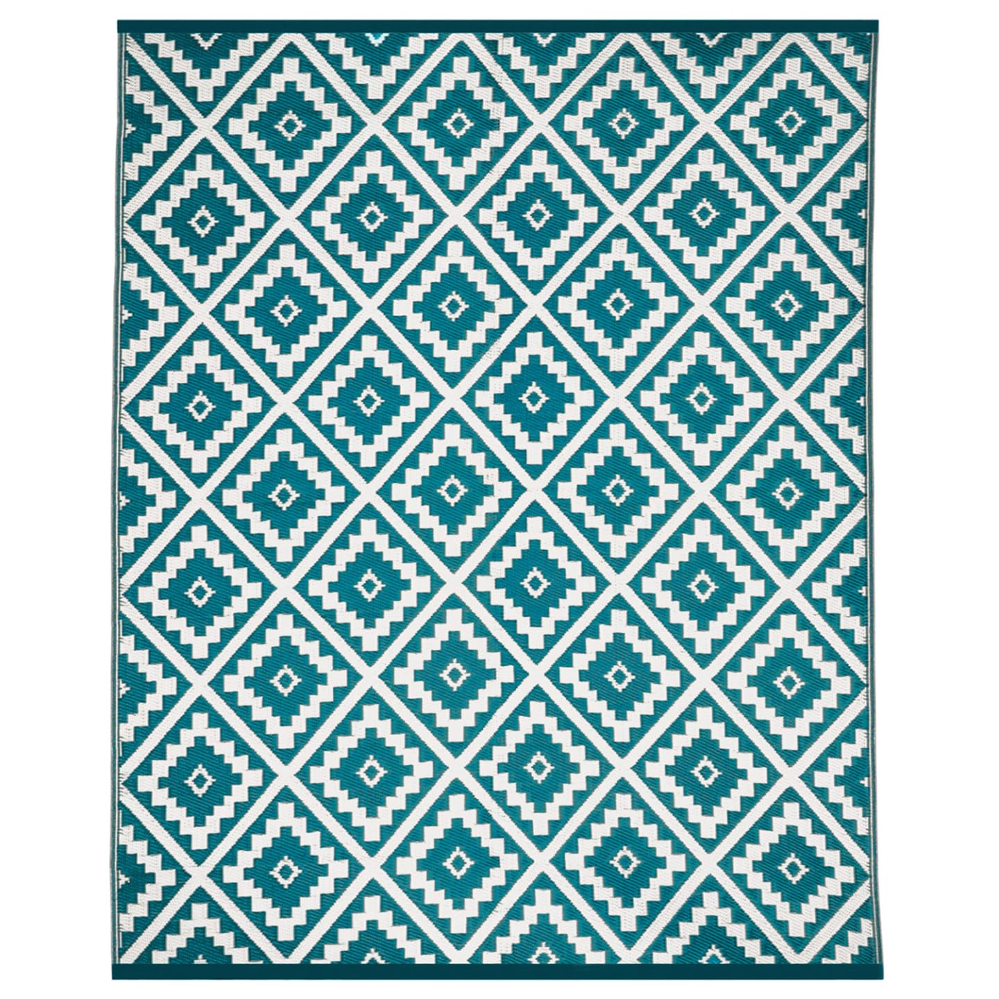 IDMarket - Tapis extérieur Bahamas Bleu Canard 180 x 280 CM
