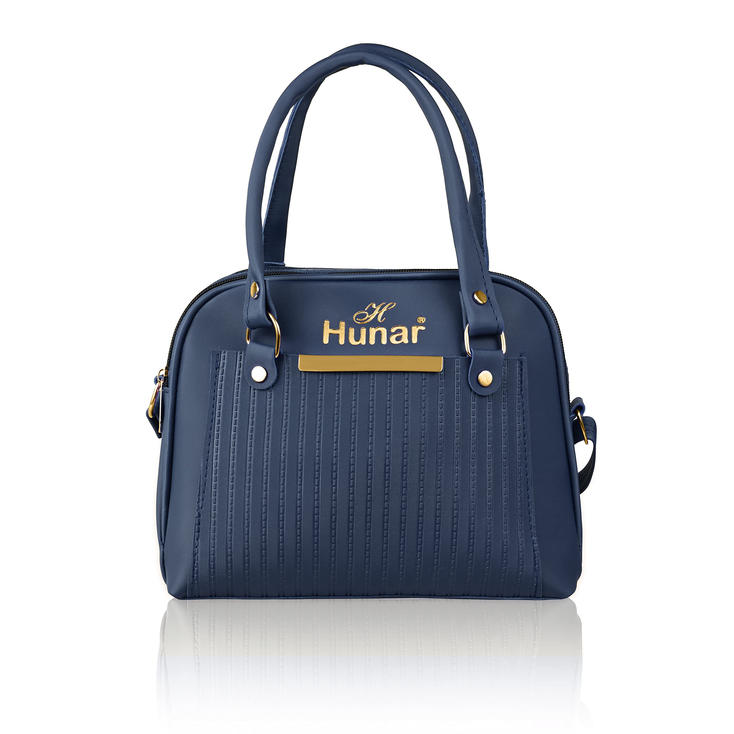 Hunar Women’s Sling Bag | Casual Tote Bag for Girls and Women | Ladies Purse Handbag with Adjustable Shoulder Strap (Medium) - Navy Blue (B0C4JKVBSY) Amazon Price History, Amazon Price Tracker