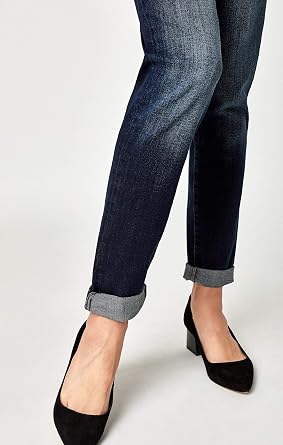 Mavi Women's Ada Indigo Brushed Tribeca Jean, Blue, 27