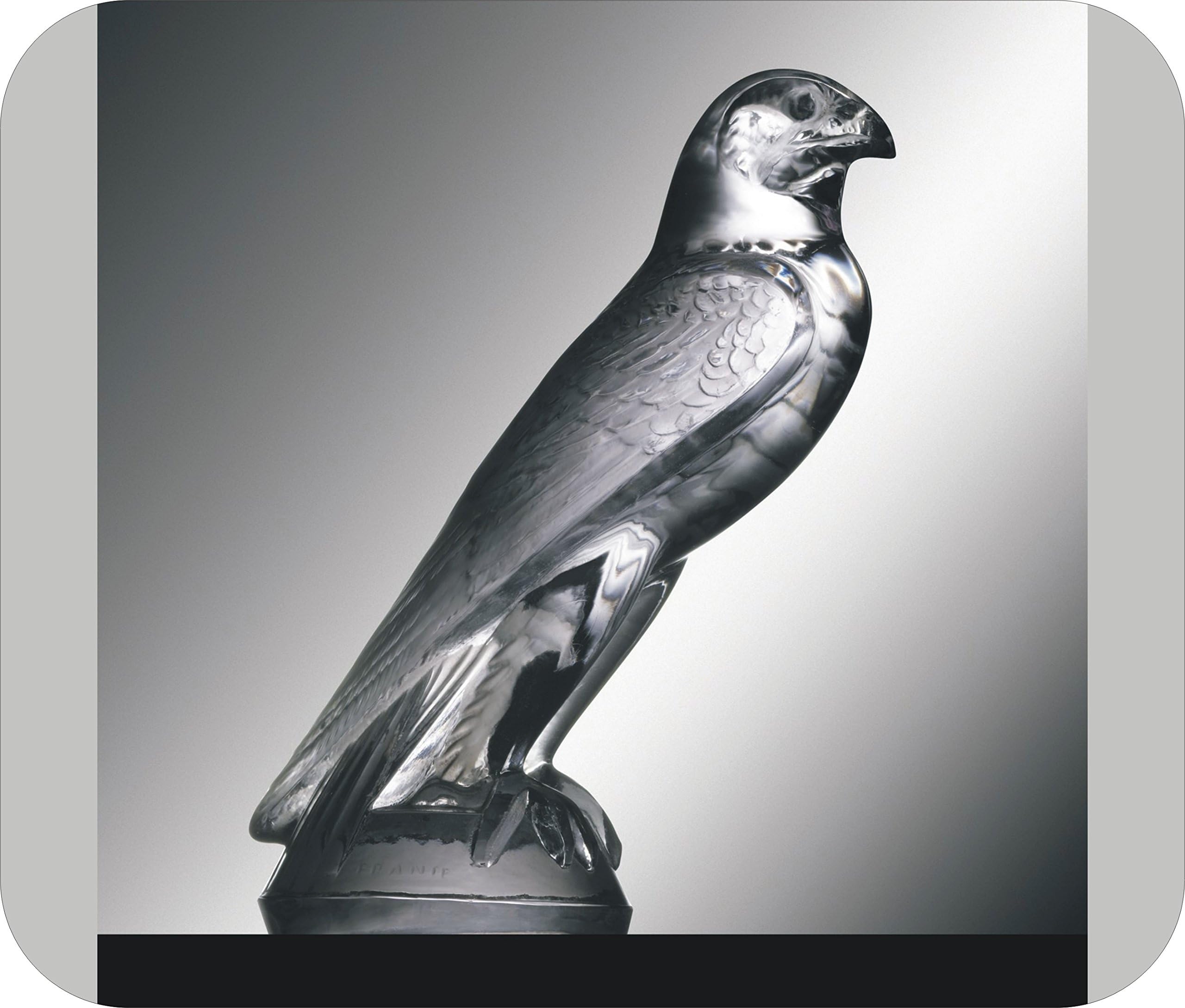 Mascot Hood Ornament FALCON PERCHED picture on Mouse Pad