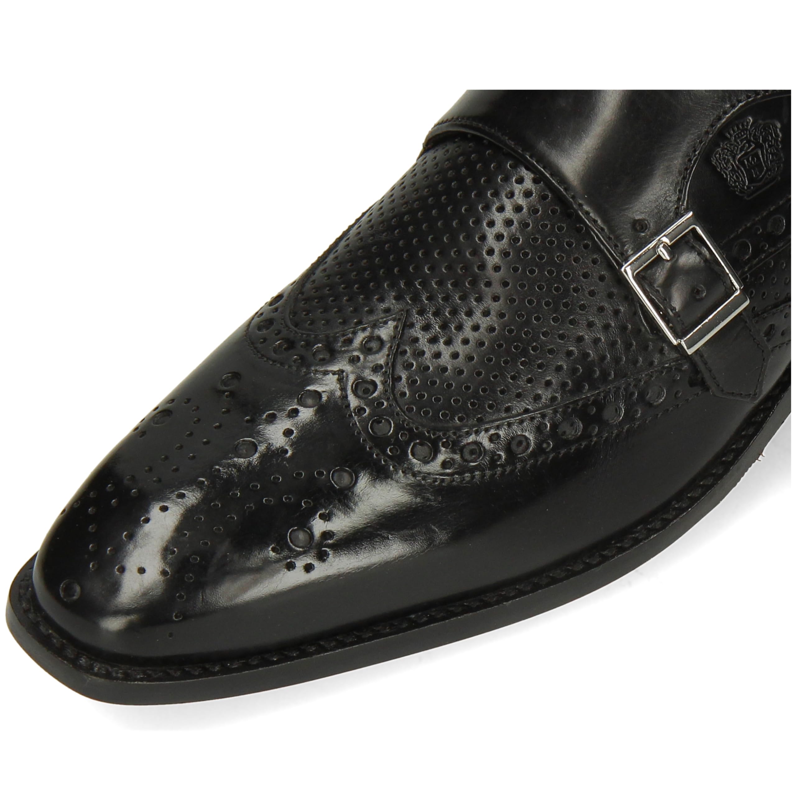 Melvin & Hamilton Martin 2, Monk-Strap Loafer Hombre, Negro, 41 EU