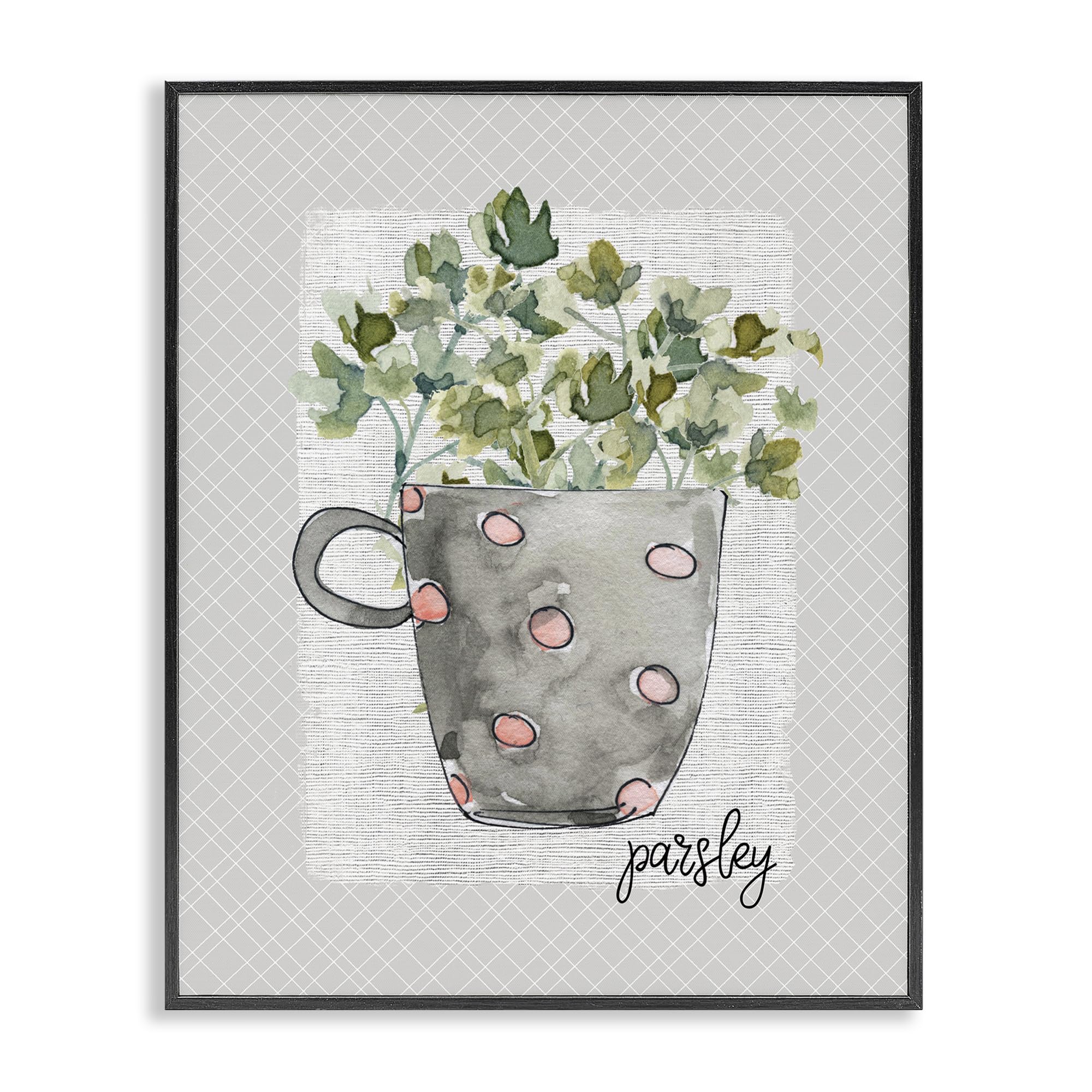 'Parsley Herb Mug'| Framed Giclee Art