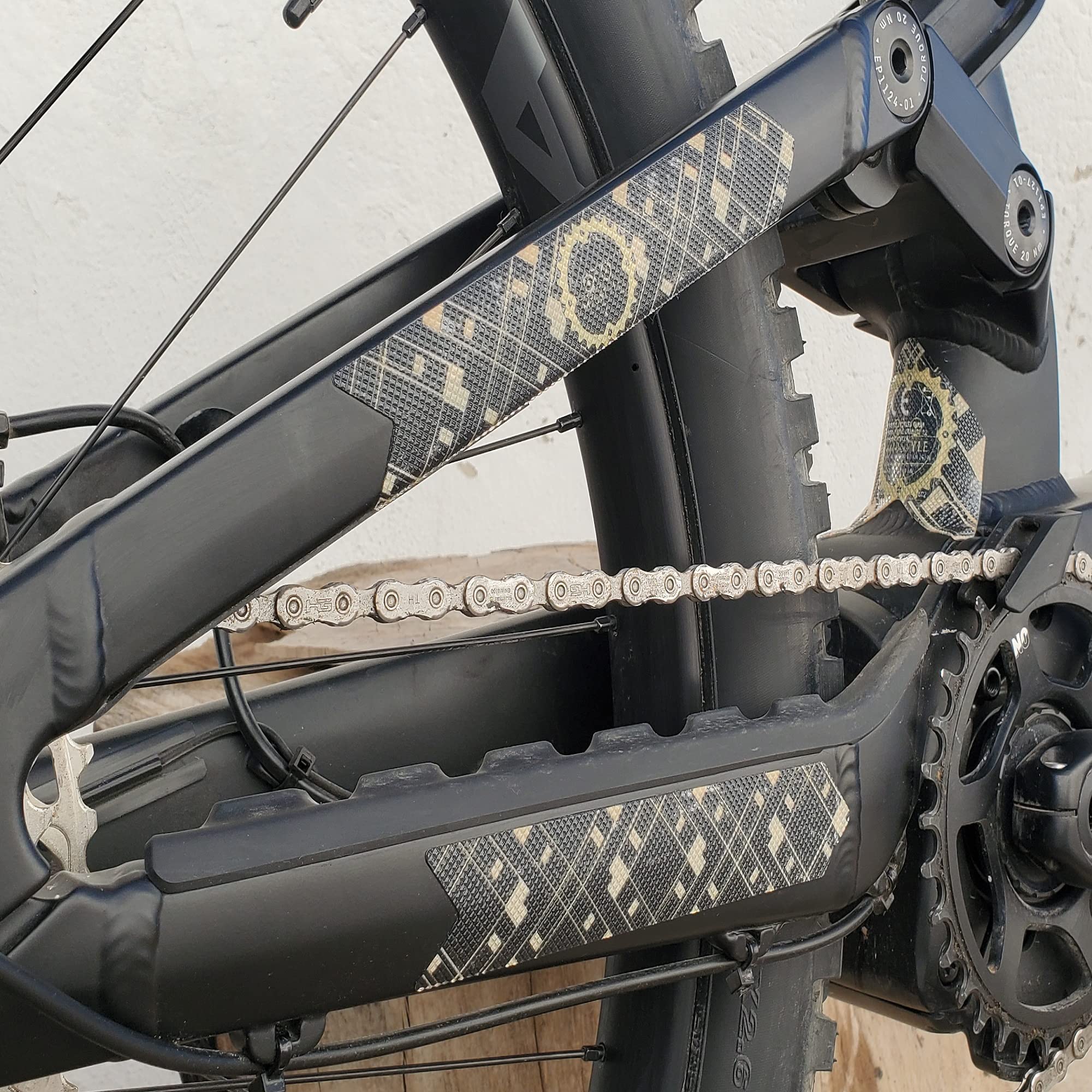 Mountainbike MTB Gravel Fahrradzubehör, MTB Fahrradrahmenschutz, Fahrradaufkleber, Fahrradaufkleber