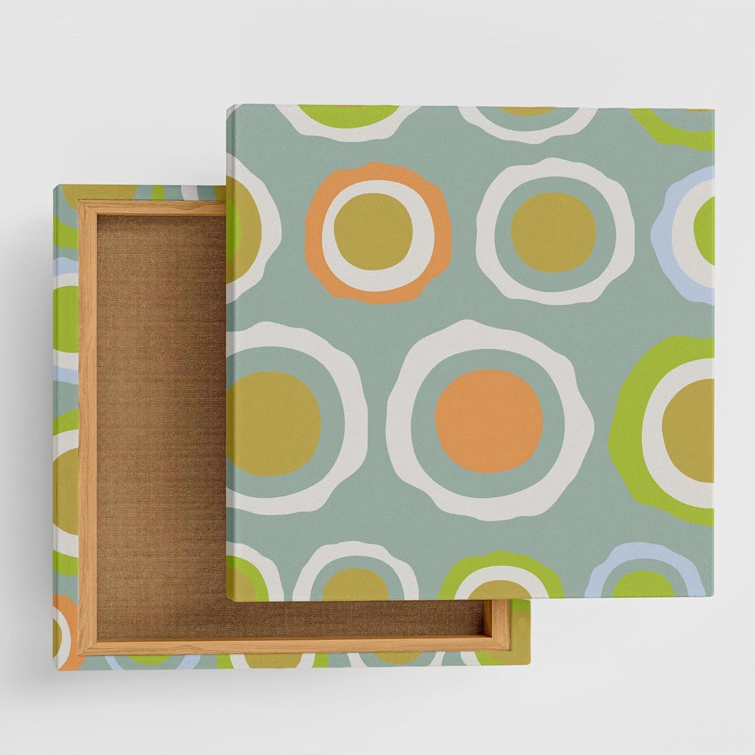 北欧 ドット アートパネル 100cm &times; 100cm XLサイズ 日本製 ポスター おしゃれ インテリア 模様替え リビング 内装