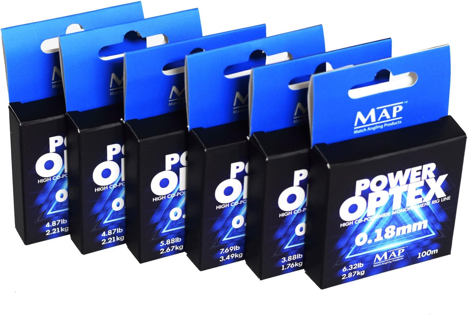 MAP POWER OPTEX HIGH CO-POLYMIDE MONOFILAMENT RIG LINE 100m 0.12mm