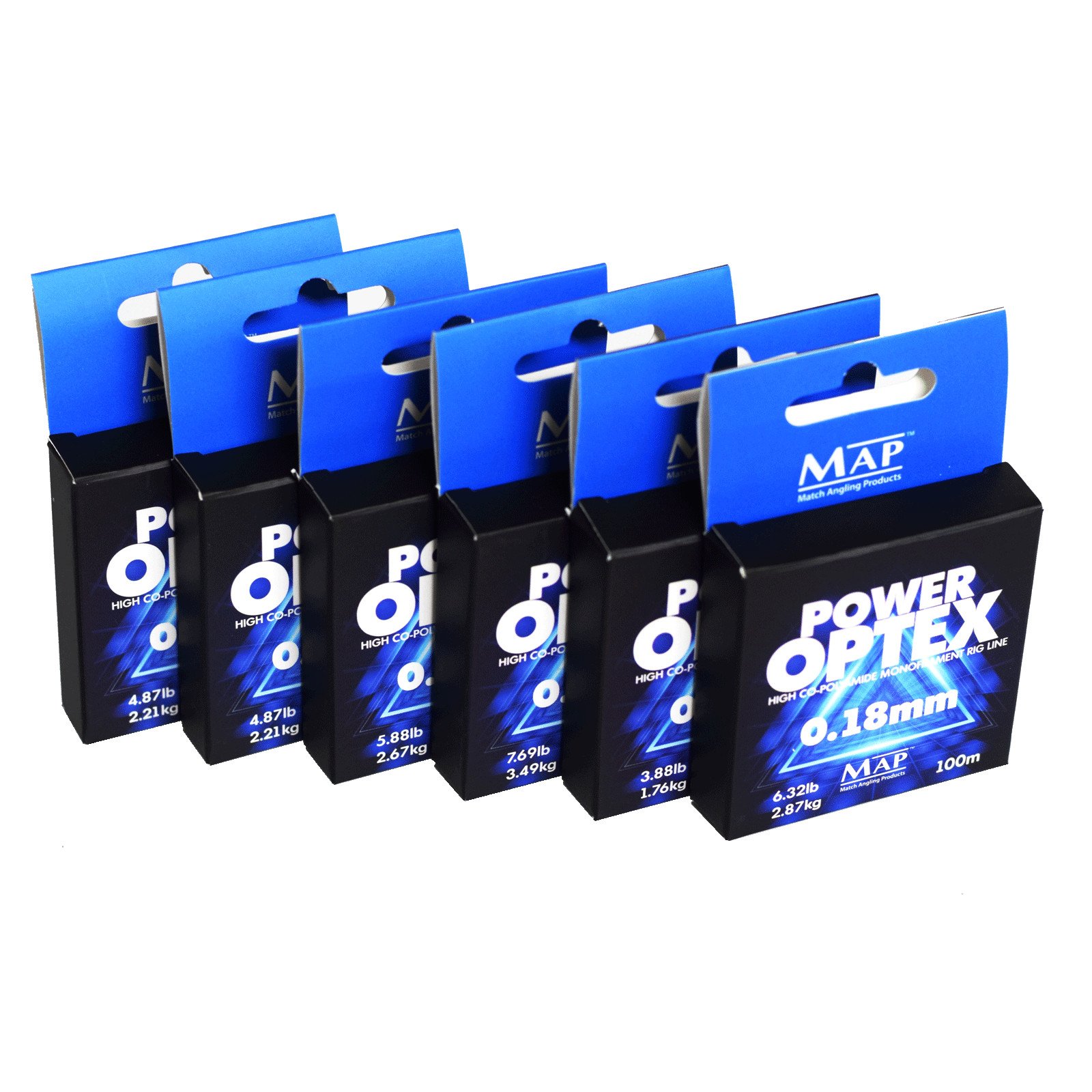 MAP POWER OPTEX HIGH CO-POLYMIDE MONOFILAMENT RIG LINE 100m 0.12mm