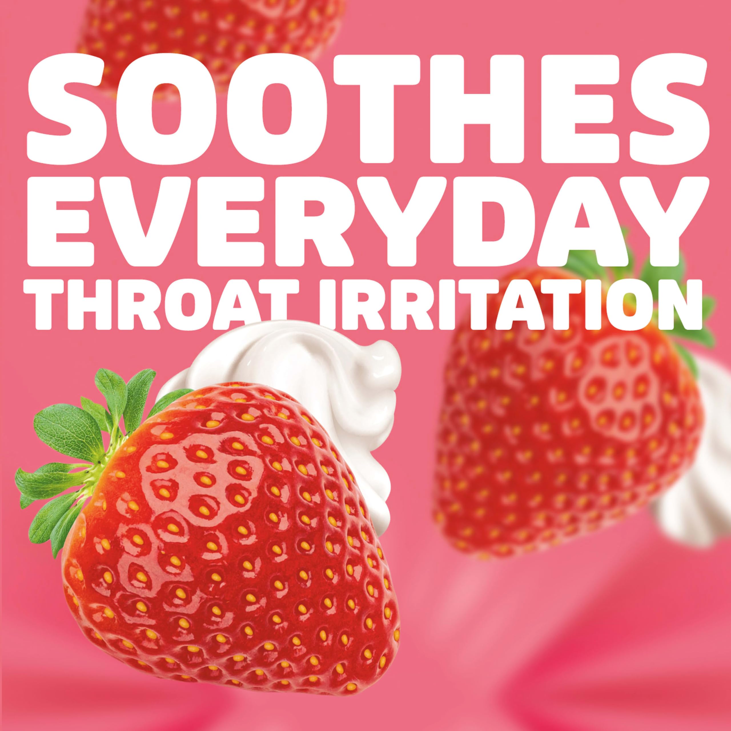 HALLS Soothing Creamy Strawberry Throat Drops, Value Pack, 70 ct — Amazon image 5