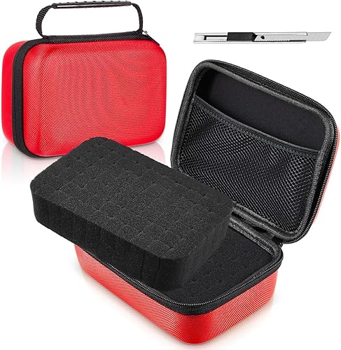 Miniatura 12 de Funda rígida de EVA con espuma personalizable de 13.5 x 9.8 x 5.5 pulgadas, funda de transporte protectora de EVA a prueba de golpes para Negro