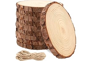 MANCHAP - 10 Piezas De Ruedas De Madera para Decoración