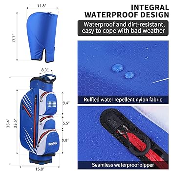 Beybay キャディーバッグ新品 Munsingwear 合皮素材フラッグ飛び柄キャディバッグ（レディース