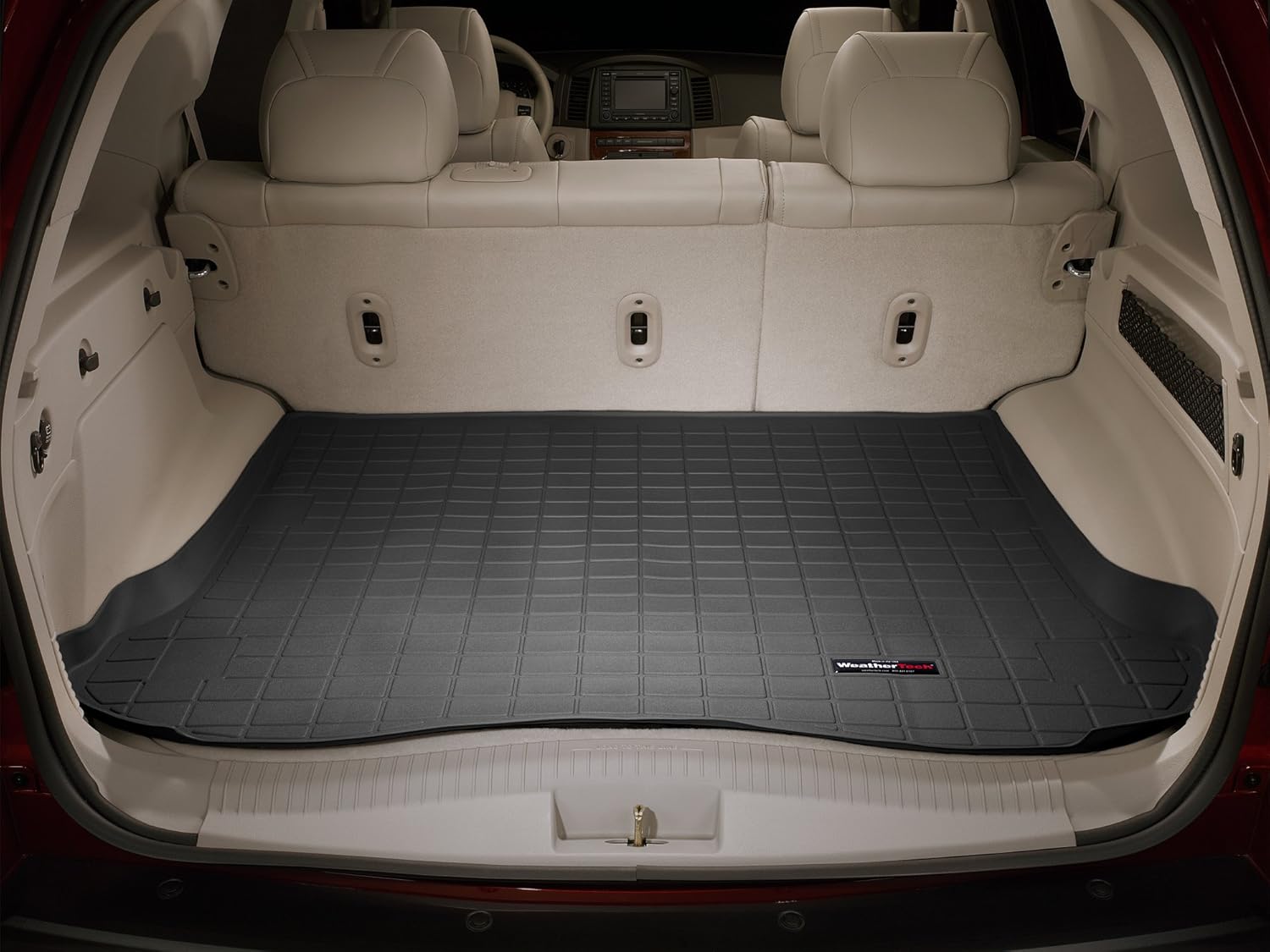 WeatherTech Cargo Trunk Liner for Jeep Grand Cherokee, Behind 2nd Row (40280), Black