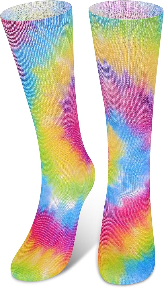 tie dye youth socks