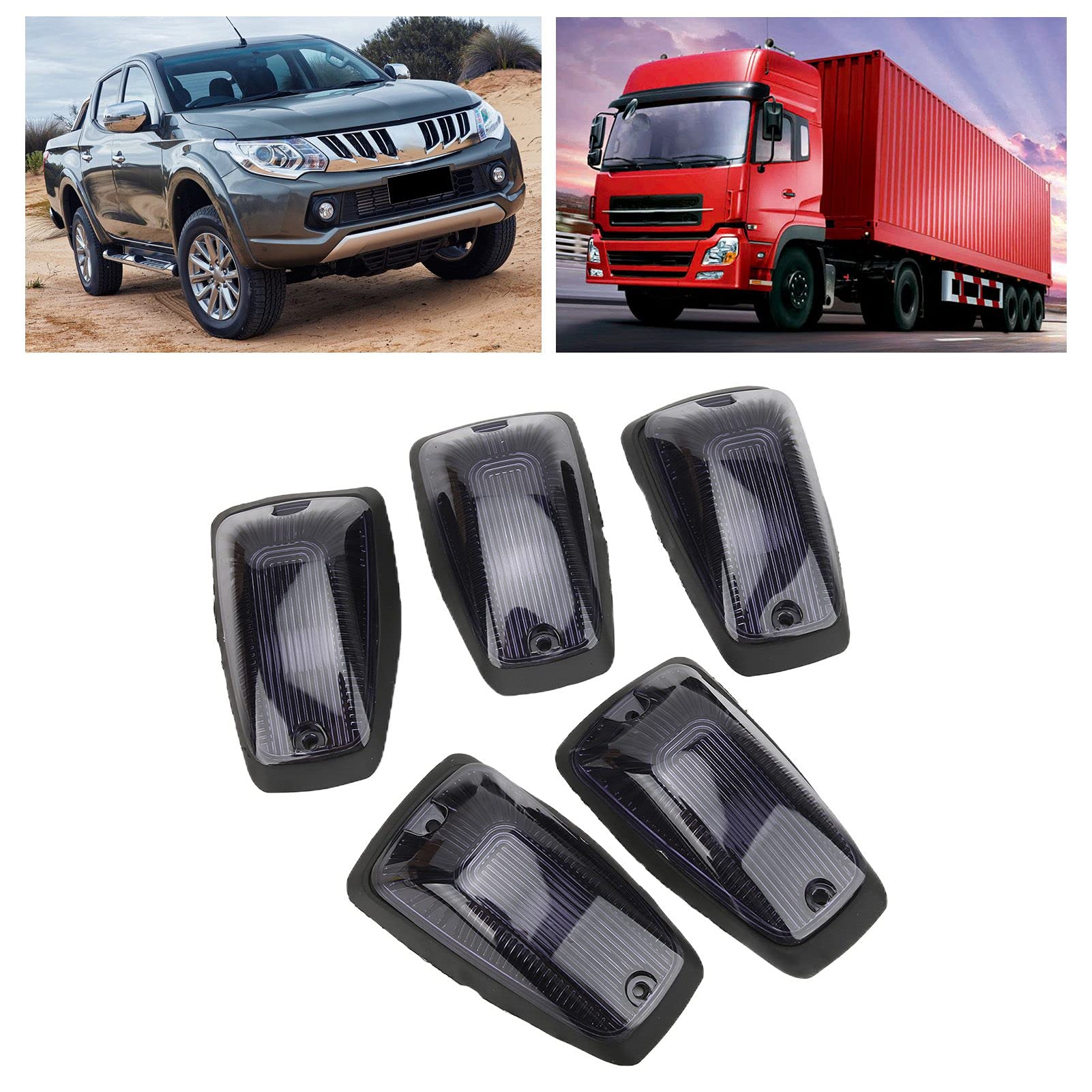 Fydun LED Cab Roof Top Luce di Spazio Complessivo, 5Set Impermeabile 12V LED Universale SUV Pickup Truck Luce Superiore Cabina Luce di Cupola