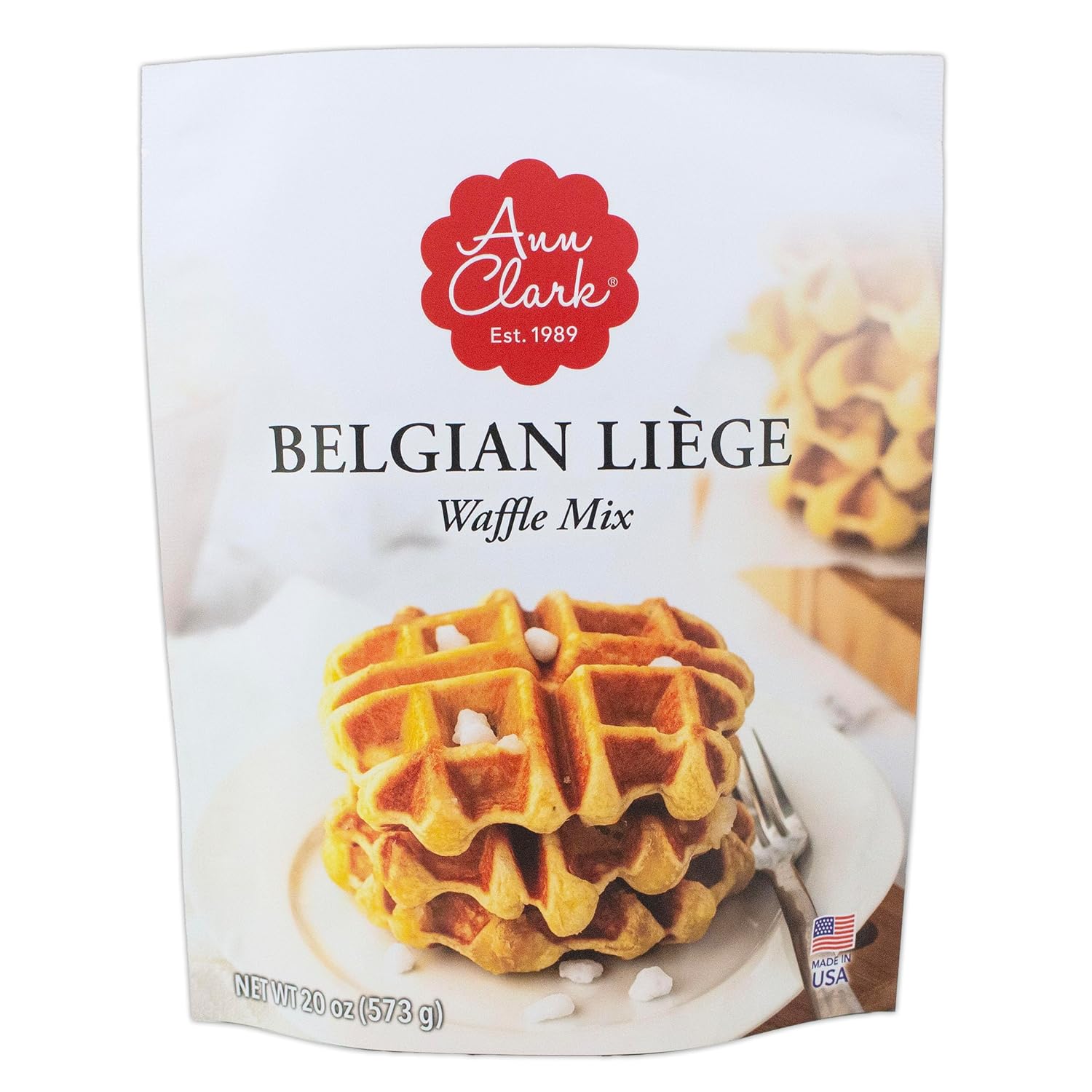 Ann Clark Belgian Liège Sugar Waffle Mix with Authentic Pearl Sugar