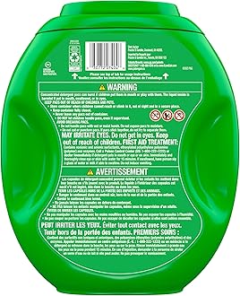 Gain Flings Ultra Oxi Laundry Detergent Pacs, 112 Count, Waterfall Delight Scent, with Odor Defense, concentrated laundry soap pacs
