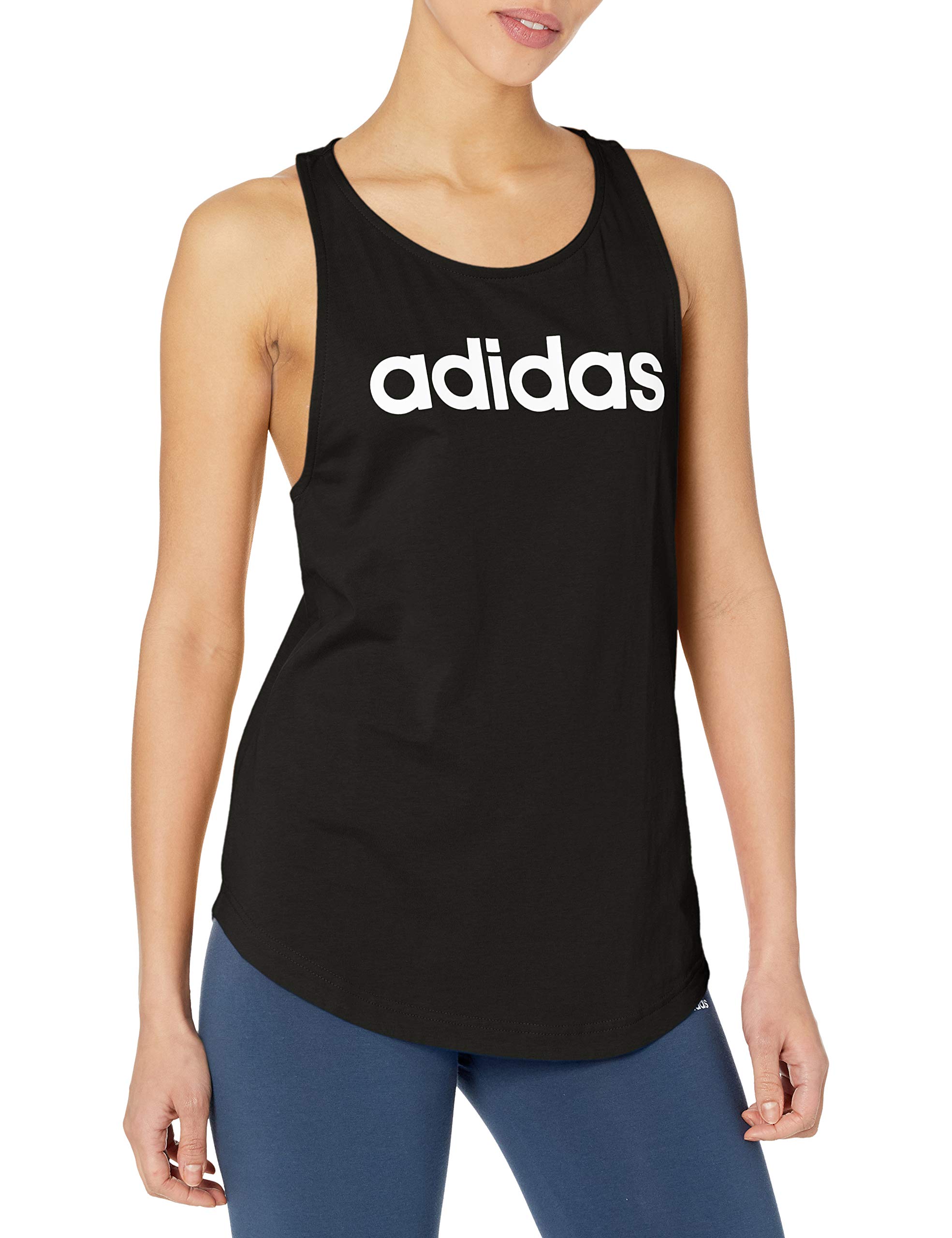 adidasWomens Loungewear Essentials Loose Logo Tank Top