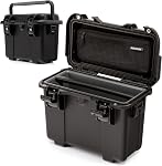 NANUK Trail 80 – 79L (20.9-Gallon) Waterproof Storage Box – Wheeled & Modular Cargo Case for Camping, Fishing, Hunting & Outdoor Storage – Dustproof and Impact Resistant (25.4” x 20” x 14.5”) – Orange