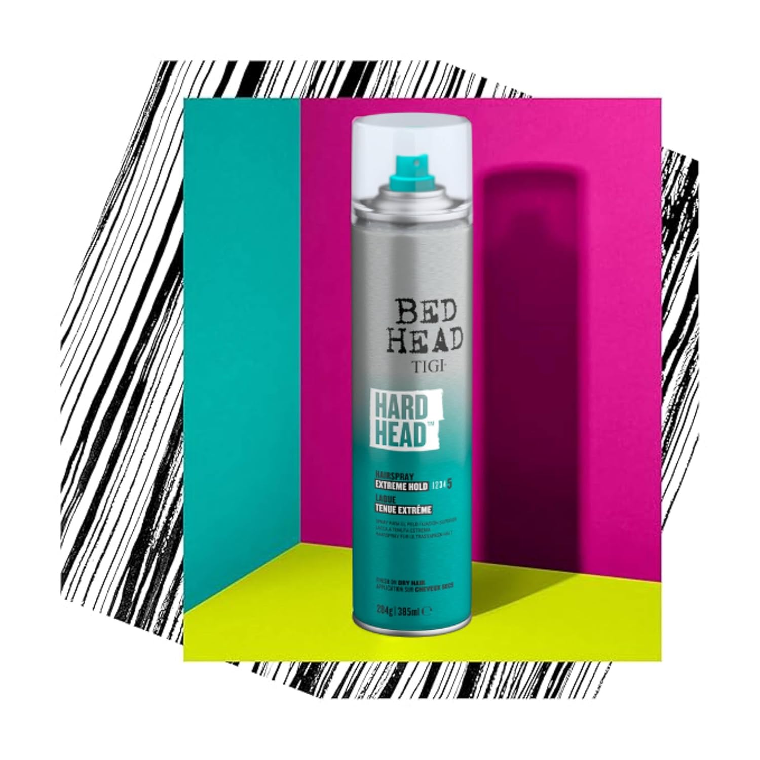 Tigi Bed Head Hard Head Extra Strong Hold Hairspray 10.6 Oz (Pack Of 2) - Image 2