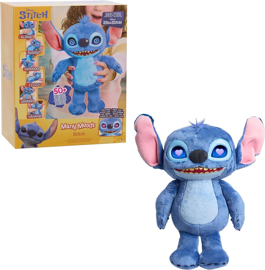 Amazon.co.jp: Disney Stitch Just Play Many Moods 14インチ