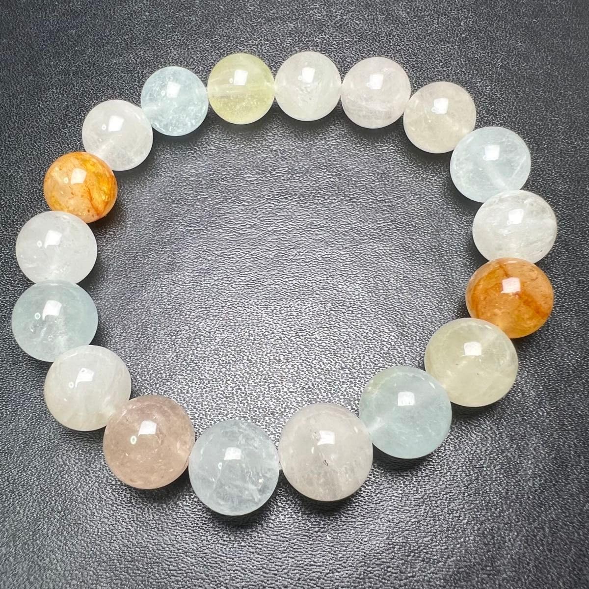 79194 ミックス 11.6mm ブレスレット 天然石
