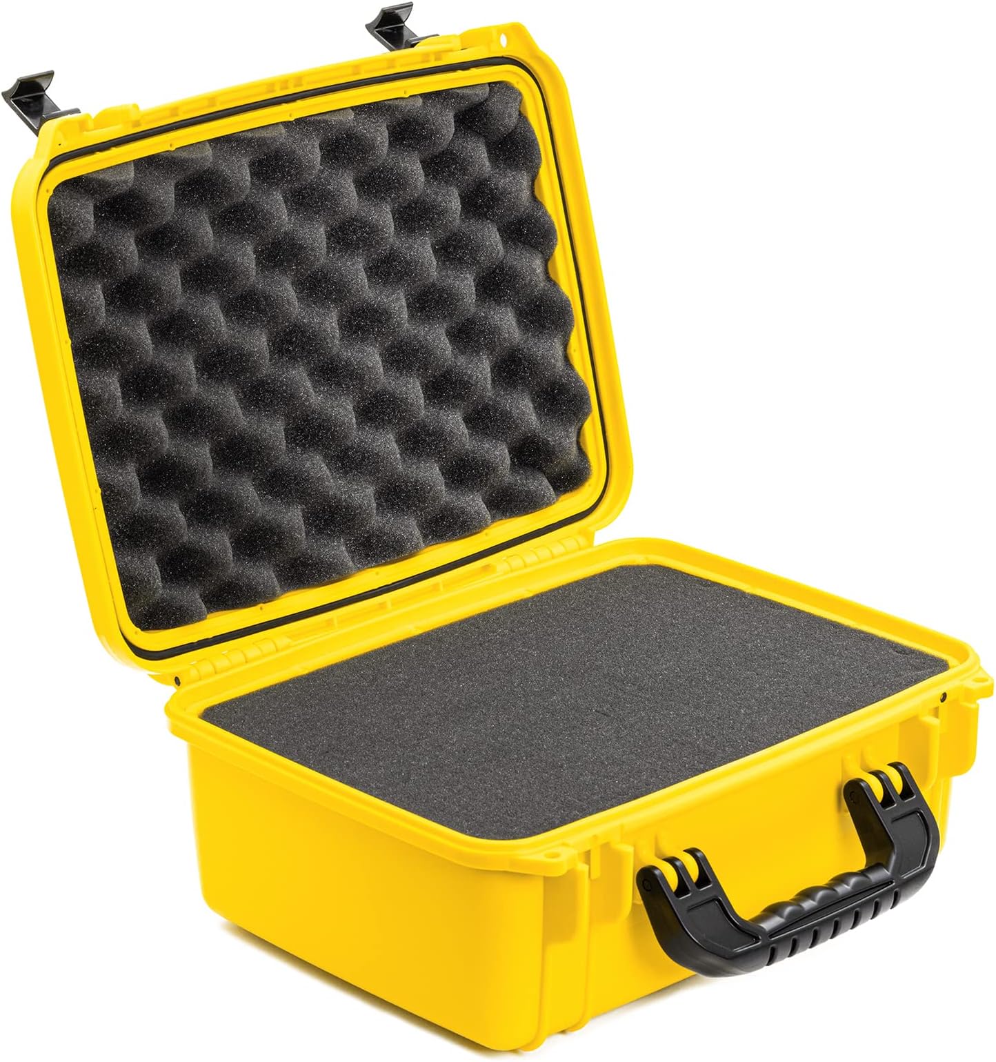 Seahorse 520 Heavy Duty Protective Dry Box Case with Accuform Foam - TSA Approved/Mil Spec / IP67 Waterproof/USA Made for Cameras, Action Cameras, Firearms, Camping, Kayaks