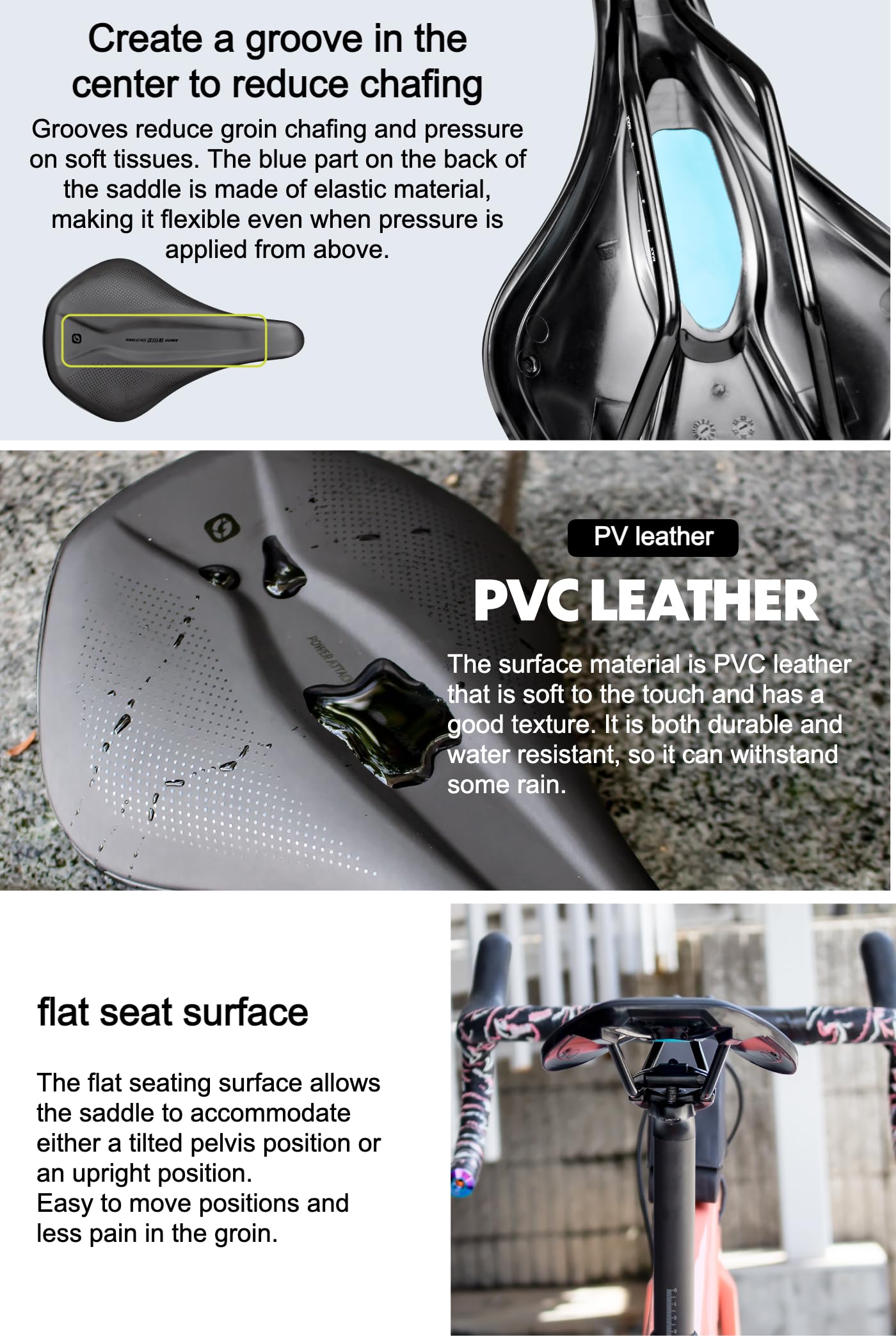 Wtb Saddle GORIX Bike Saddle Seat Shock Absorption Soft Cushion