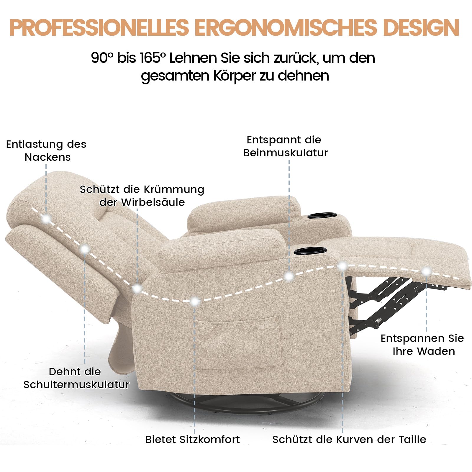 Produktbild von Lookway Lowboard COLGANTE KASCHMIR 100 Cm TV | Preisvergleich