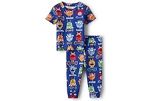 A Snug, Breathable Haven: Boys' 100% Cotton Pajamas, Size 3