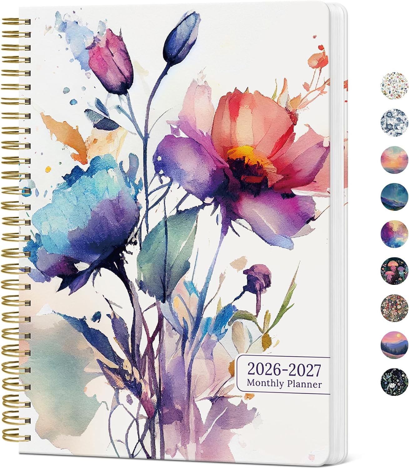 Monthly Planner 2026-2027, 18-Month Aesthetic Calendar, Jul 2026-Dec 2027