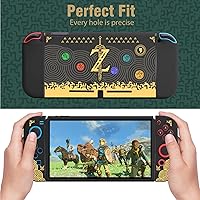 Vista 3 de Diseñada para Nintendo Switch OLED Funda Switch OLED TPU para niñas y niños, linda carcasa protectora Kawaii compatible con Nintendo Switch OLED