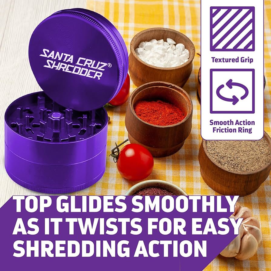 Amazon.com: Santa Cruz Shredder Herb and Spice Grinder Made