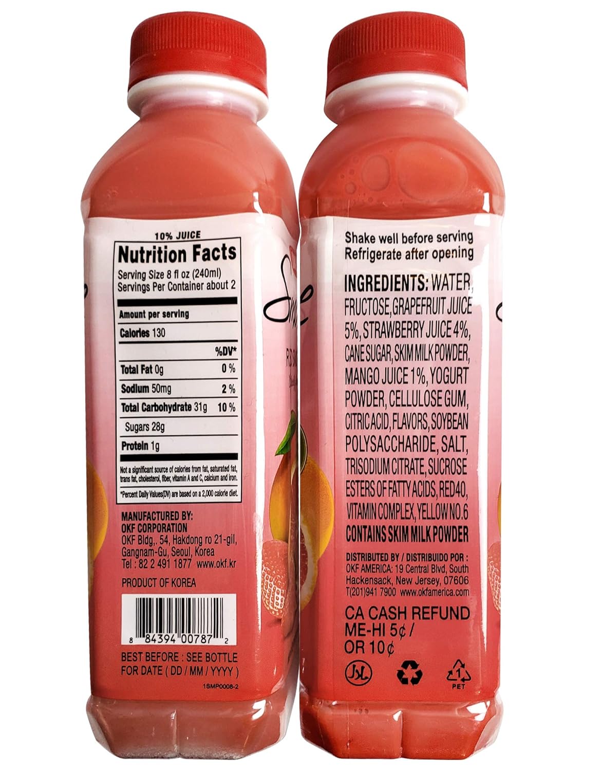 OKF Premium Smoothie Drinks Packed with Irresistible Flavors and Maximum Convenience, 16.9 Fluid Ounce (5 Flavor Variety Pack, 12 Pack)