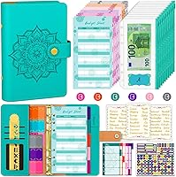 Aocii Budgetplanner Budget Binder A6 - Budgetplanner Financiële Planner, Budgetboek met Geldbakjes, Budgetplanner...