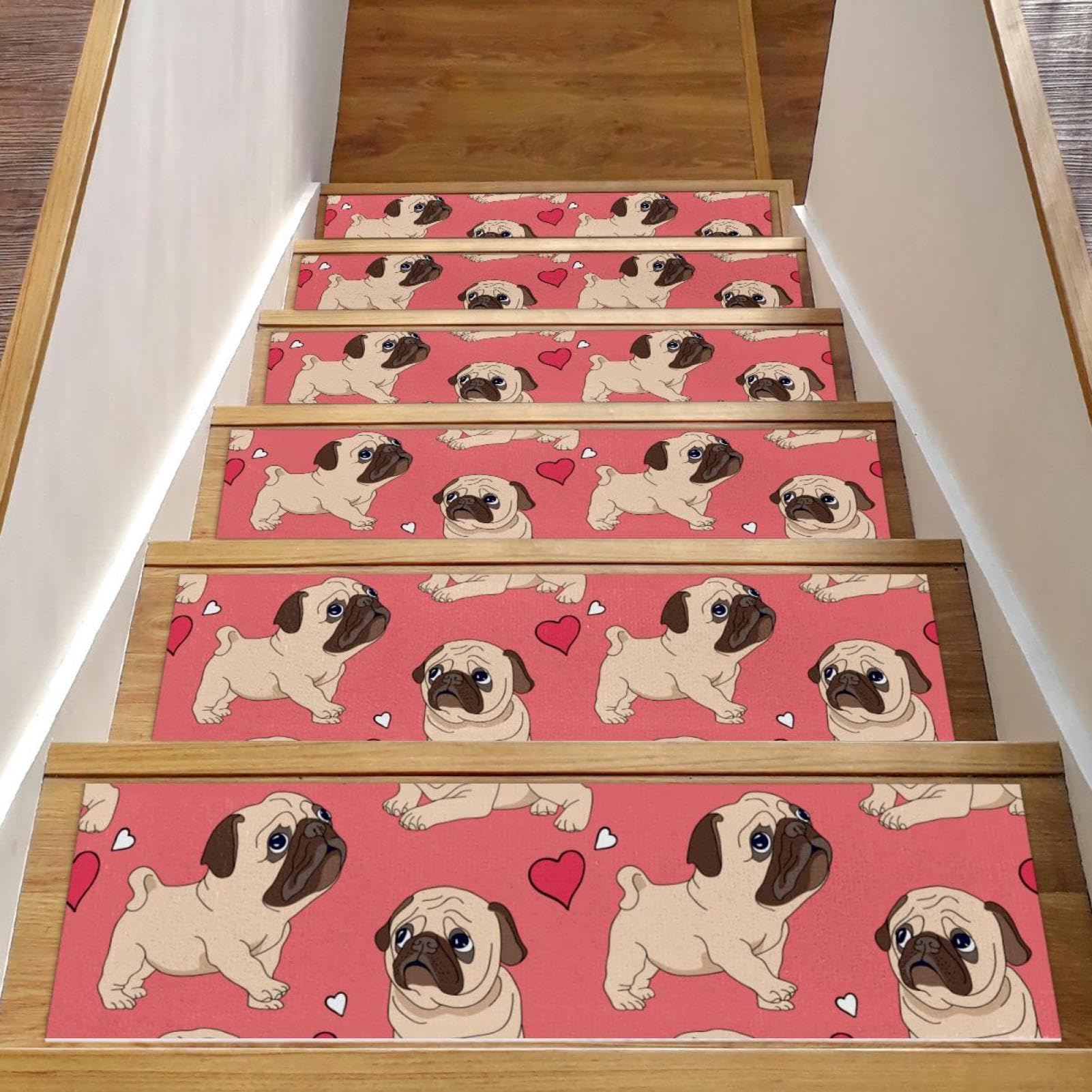 Alfombras para peldaños de madera para proteger a niños y ancianos en escaleras