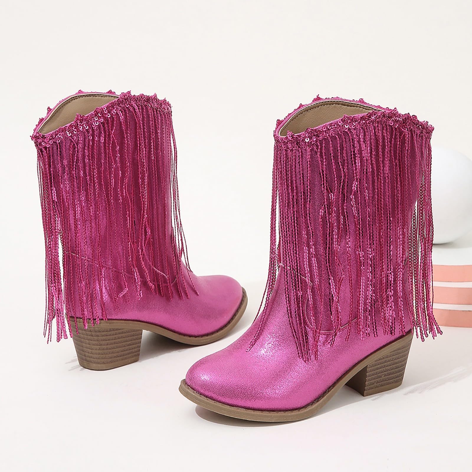 Stivali da Neve per Bambine Stivali Invernali Antiscivolo Design alla Moda Bambini Moda Calzature da Escursionismo Scarpine Primi Passi Scarpe Invernali Morbido per Autunno e Inverno