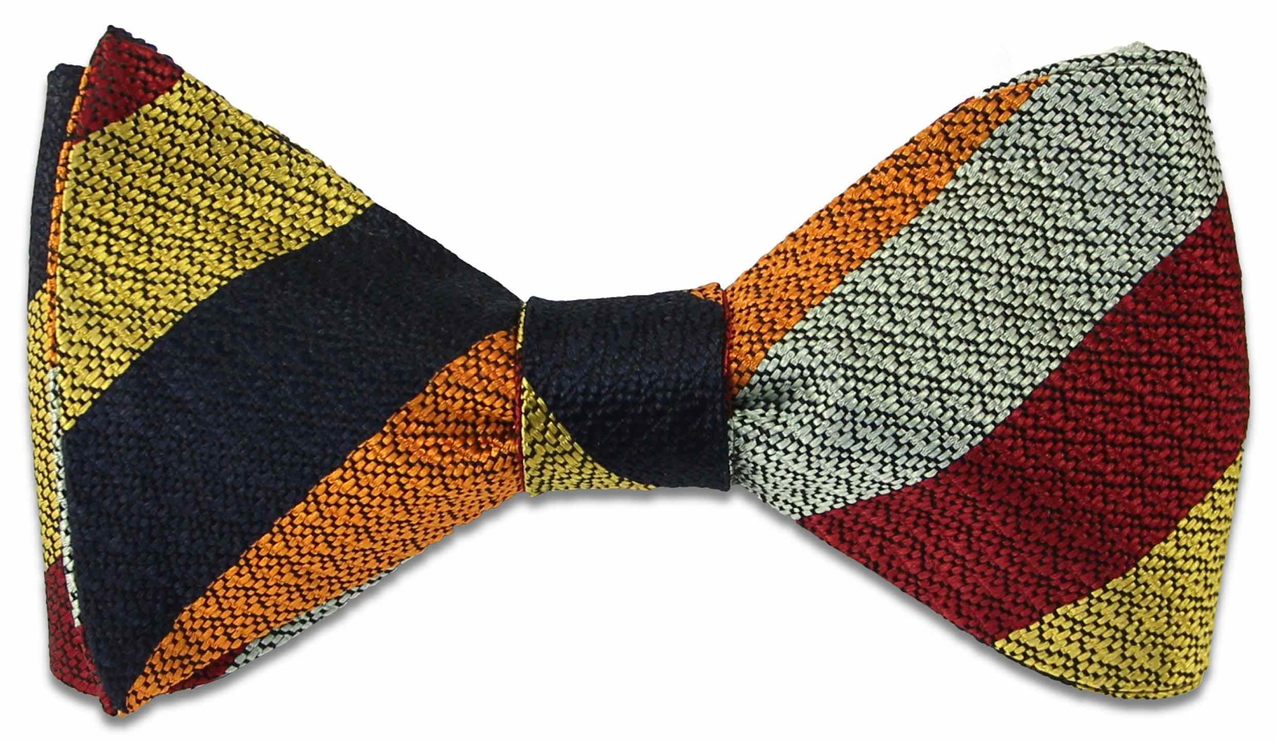 The Regimental Shop Men's Multicolour R Shop Raf Regit Officers' Club Silk Non Crease (Self Tie) Bow Tie