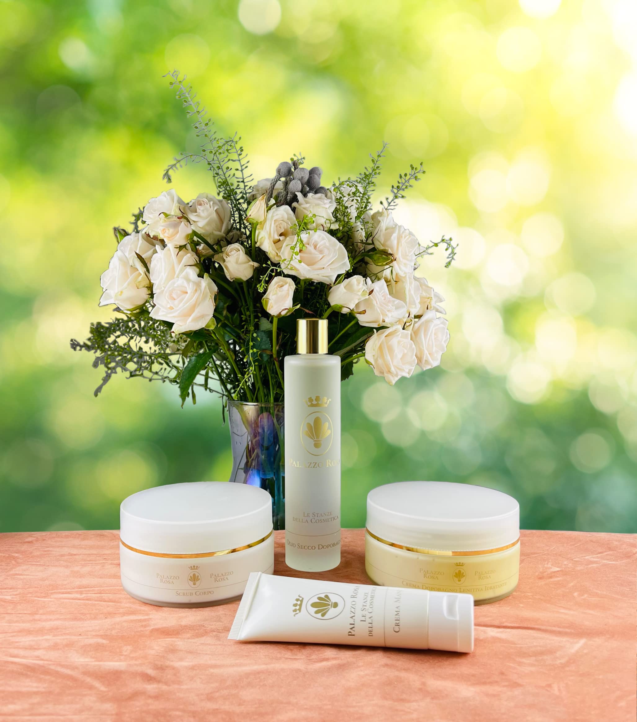 Palazzo Rosa - Piękno Twojego naturalnego ciała w 100% organicznego i wyprodukowane we Włoszech - najlepsze dla skóry prosto z róży damasceńskiej - LENITIVY NAWILŻAJĄCY PRZECIWODNIAJĄCY KREM Z SZKŁA