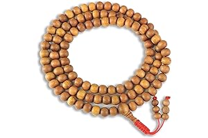 Hands of Tibet Premium Sandalwood Mala 108 Mala Beads
