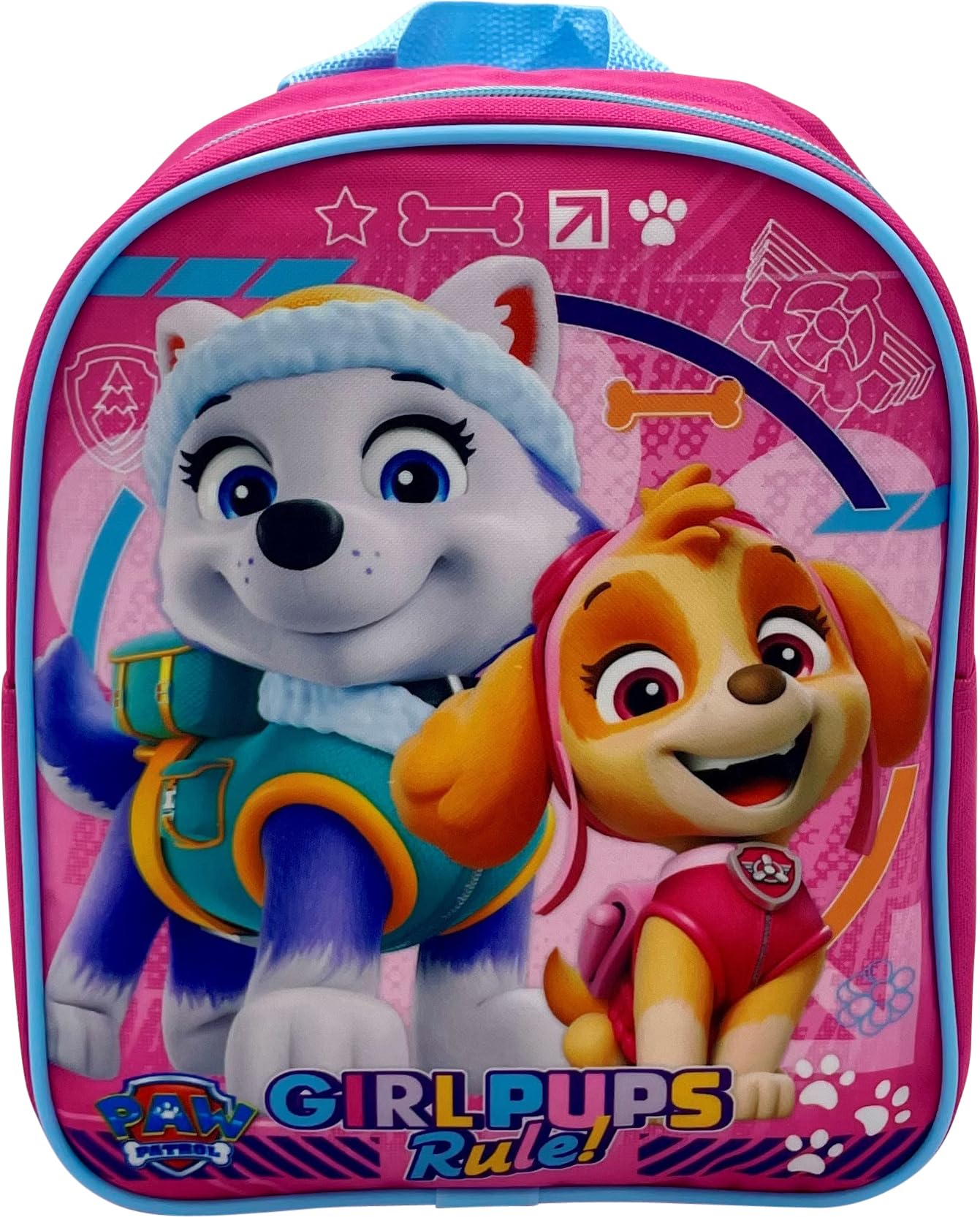 Ruz Nickelodeon Kids Licensed 10" Mini Backpack (Paw Patrol-Girls)