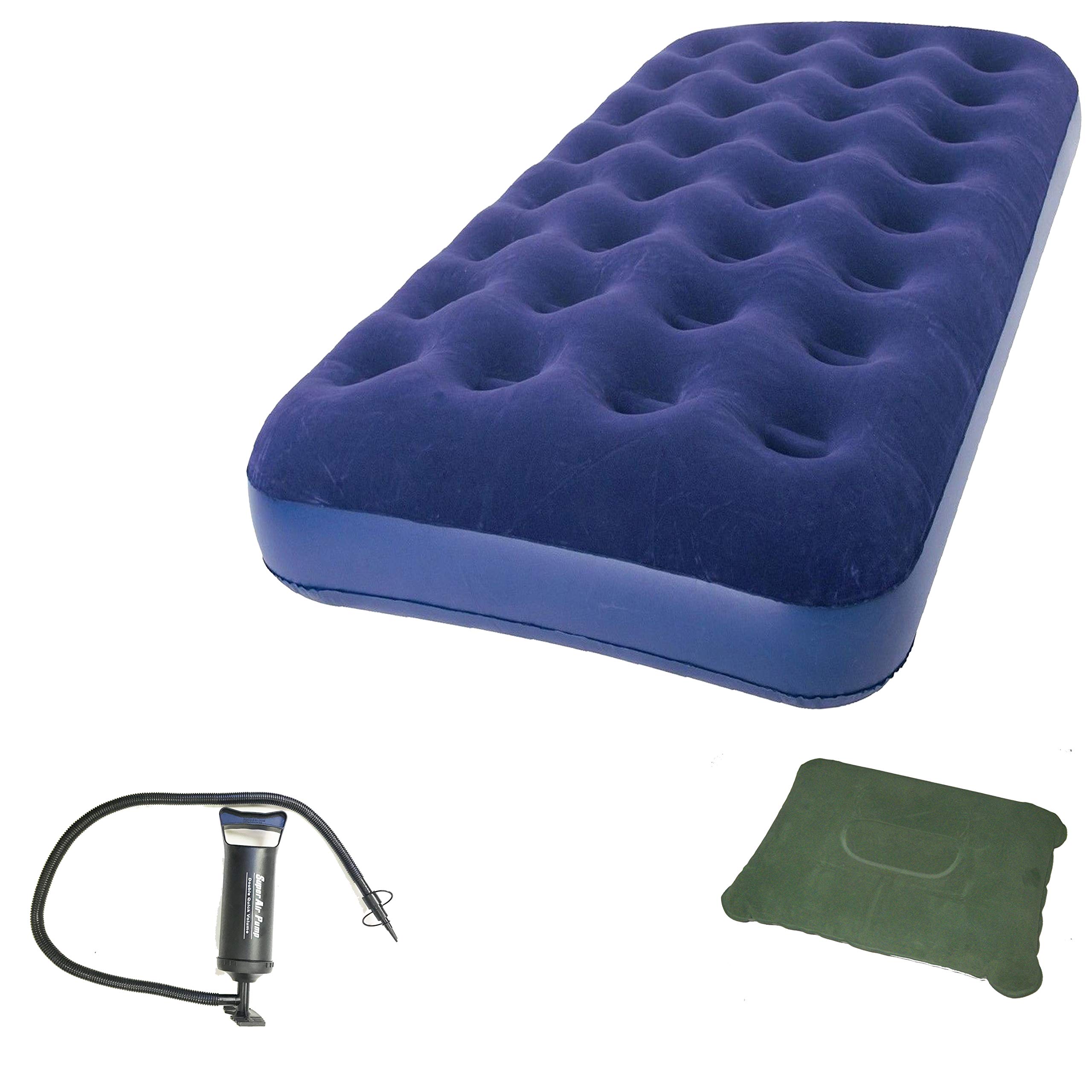 ZALTANA Unisex's AMN+AP3+PL1 materac kempingowy i akcesoria kombi, niebieski, podwójny