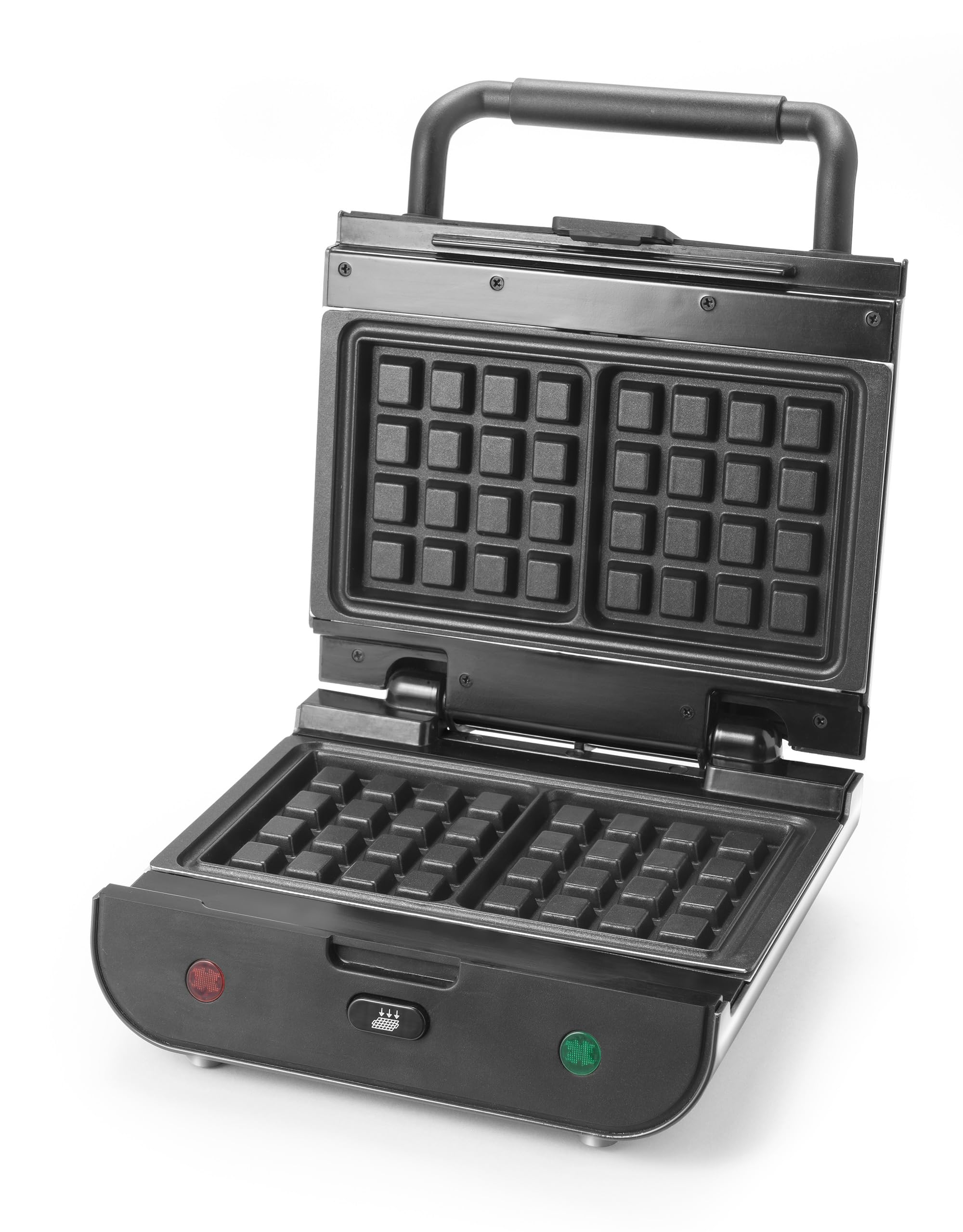 SENYA Appareil à gaufres et croque-monsieur, Gaufrier 3 en 1, Gaufres, Gaufrettes & Croques, 3 Plaques Interchangeables Antiadhésives, Rangement Vertical, Facile à Nettoyer